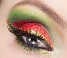 Fun Christmas Makeup, Simple Christmas Makeup, Christmas Makeup Simple, Christmas Makeup Tutorial, Makeup Winter, Makeup Idea, Christmas Sweater Party, Elf Makeup, Makeup For Teens