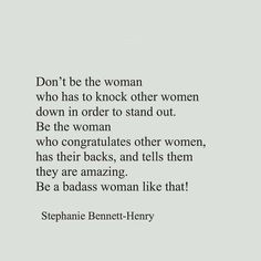 a quote from stephanie benett - henry on women