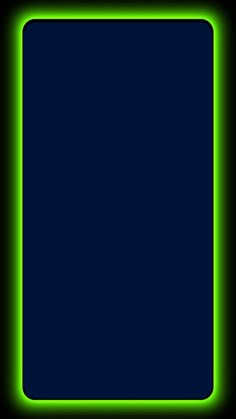 a dark blue square with green neon lights in the center and an area that appears to be rectangleed