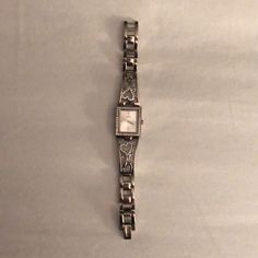 Guess Women's U85041l1 Lacey Heart Self-Adjustable Silver-Tone Bracelet Watch. Links Can Be Removed If Too Bug. Never Worn. Like New Condition. Watches For Women Aesthetic, Silver Watch Bracelet, Silver Vintage Watch, Silver Watch Aesthetic, Vintage Silver Watch, 2000s Jewelry, Guess Women Watches, Silver Bracelet Watch, Silver Watches