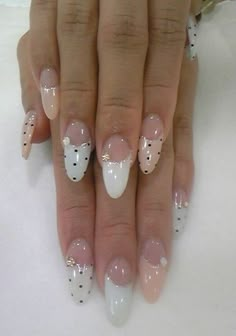 Nails Shape, Cute Gel Nails, Super Nails, Gem Nails, Gel Nail Designs, Dream Nails