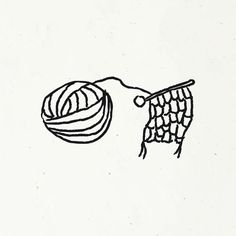 a ball of yarn and a crochet hook