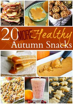 20 more healthy autumn snacks that are easy to make and delicious for the whole family