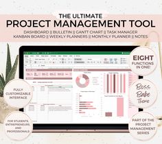 the ultimate project management tool for small business owners, including dashboards and spreadsheets