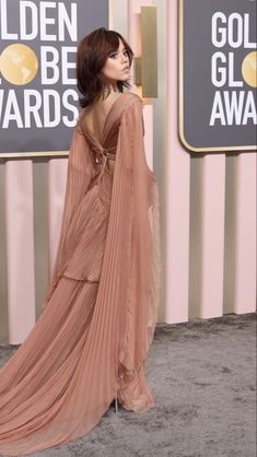 Gucci Gown, Sophisticated Outfits, Nude Dress, Glamorous Dresses, Golden Globe