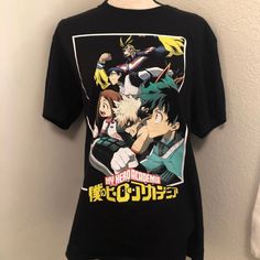 To Get Bundle Sale Price, Add Qualifying Items Of The Same Price & Value To Your Bundle And I Will Send You An Offer For The Sale Price. Thank You And Enjoy! Licensed By Funimation, This Brand New Without Tag My Hero Academia T Shirt Is A Size Medium. Unisex Style. Under Arm To Under Arm Measures Approximately 19 Inches Across Unstretched And Total Length Of The Shirt Is About 28” Long. My Hero Academia Clothes, Bakugo Shirt, My Hero Academia T Shirt Design, My Hero Academia Sweatshirt, Bakugou Tshirt, My Hero Academia Tshirt, My Hero Academia Shirt, Academia Clothes, New Me