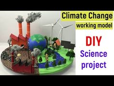 Environment Science Projects, Earth Pollution Project, Climate Changing Project, Environment Projects Schools, Science Working Model Class 10, Environment Project Ideas, Science Day Project Ideas, Pollution Science Project, Pollution Model Project