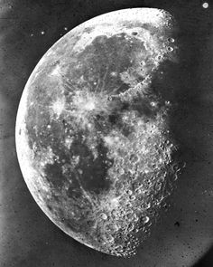 an image of the moon taken from space