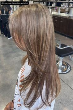 Partial highlights with ash blonde tone, a versatile and elegant choice. #ashblonde #highlights Ash Blonde Hair Color, Partial Highlights, Ash Blonde Hair Colour