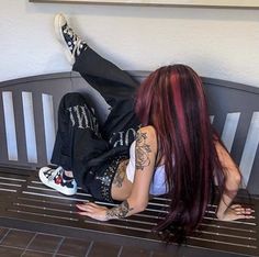 Red Hair Inspo, Hair Color Streaks, Hair Streaks, Dyed Hair Inspiration, Pretty Hair Color, Hair Colours