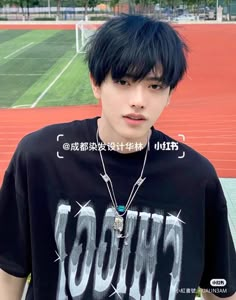 Black Blue Hair Men, Black Blue Dyed Hair, Dark Denim Hair, Middle Part Dark Hair, Dark Blue Hair Color Men, Navy Blue Hair Men, Blue Hair Color Men, Male Blue Hair