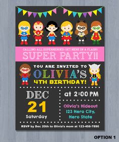 this is an image of a birthday party with superheros and spiderman on it