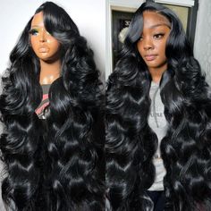 PRODUCT FEATURES Item: Long 40Inch Wear And Go Glueless Wigs HD 13x4 Lace Front Body Wave Human Hair Wig No Glue Hair Material: 100% Human Hair, 10A Grade, No Really Shedding, No Tangle, No Bad Smell. Hair Color: Natural Black Color Wig Density: 150% /180%/200% Density Hair Length: 10 inch - 40 inch are available Wig Cap Size/ Circumference: 22.5 inches(54-58 cm) Straps: adjustable Texture: Body Wave Hair, Natural Hairline, Soft, Comb Easily, Can Re-style and Color well. Pack: 1 Piece Body Wave Plucked Wig, Smart Baby, Wave Texture, Thick Base, Baby Hairs, Wave Wig, Human Braiding Hair, Brazilian Body Wave, Straight Lace Front Wigs