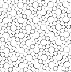 an abstract pattern that looks like hexagonals in black and white, as well as