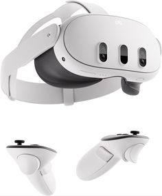 the front and back view of an ocule with two headset attachments