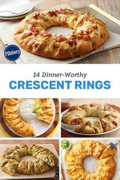 Crescent Rings, Crescent Recipes, Traditional Thanksgiving Menu, Pillsbury Recipes, Crescent Ring, Thanksgiving Dinner Menu, Pampered Chef Recipes