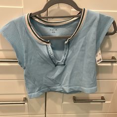 Light Blue New With Tags Y2k Clothes, Sims 4, Light Blue, Tops & Tees