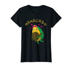 a black t - shirt with an image of a cartoon character in the shape of a banana