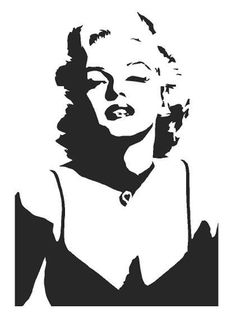 an image of marilyn monroe in black and white