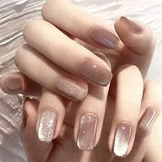 Ballet Nails, Velvet Nails, Cat Eye Gel Polish, Pretty Gel Nails, Nail Swag, Cat Eye Nails, Diamond Nails, Chic Nails, Valentines Nails