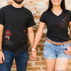 Let your love story shine in style! 💞👕 BoldLoft 'Captured by Your Love' Couple Shirts are the perfect pair for you and your soulmate. Cute, comfy, and full of heart! 🥰💝 Whimsical Spider, You Are My Superhero, Gifts For Anniversary, Spiderman Gifts, My Superhero, Couple T Shirts, Superhero Gifts, Couple Shirt