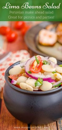 a bowl filled with pasta and vegetables on top of a table