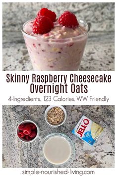 Low Calorie Overnight Oats, Cheesecake Overnight Oats, Best Overnight Oats Recipe, Easy Overnight Oats, Oat Recipes Healthy, Sugar Free Cheesecake, Nose Picking, Overnight Oats Recipe Healthy, Overnight Oats Healthy