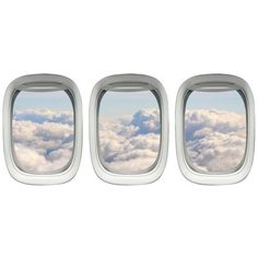 three planes are flying in the sky above the clouds and there is no image here to provide a caption for