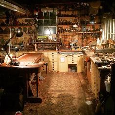 an old kitchen with lots of clutter on the floor