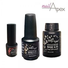 NailApex Universal Base Gel 8/15/30ml  NailApex Universal Base Coat , 8/15/30 ml Thick Rubber base  for thin and weak nail plate Brand: NailApex  Features: - Thick consistancy - elastic - does not flow when applied - does not give chips and detachments - wearing up to five weeks - good for using rhinestones,flakes and glitters                                                                          ******* All items will be shipped to buyer's eBay address within 2 business days after receiving p Nails For Summer, Weak Nails, Powder Nail Polish, Nail Strengthener, Nail Plate, Womens Nails, Beauty Nail, Pedicure Nails, Gel Nail Art