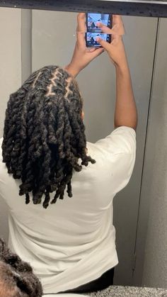 Men Locks Dreadlocks Style, Locs Reference, Retwist Hairstyles, Short Hair Dreadlocks, Freestyle Braids, Dreads Short Hair, Loc Hair Styles, Dark Brown Hair Dye