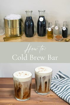 how to make cold brew for cold beverages