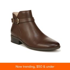 in stock Leather Booties, Stacked Heel, Black Faux Leather, Ankle Booties, Effortless Style, Bootie, Block Heels, Ankle Boots, Faux Leather