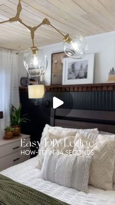 an easy diy guide for how to install pendant lights over a bed in a bedroom