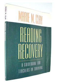 a book with the title reading recovery