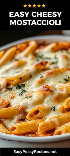 Baked Mostaccioli is an easy and delicious cheesy italian dish that's sure to impress! This comforting pasta recipe features tender mostaccioli noodles, oodles of melted cheese, and a rich tomato sauce. Perfect for weekday dinners, family gatherings, or meal prep, it's your go-to recipe for cheesy deliciousness in no time. This Italian baked mostaccioli is loved by both kids and adults alike. Want a quick dish packed with flavors? Let's make this creamy and tangy Italian comfort food that will keep everyone asking for seconds. Easy Mostaccioli Recipe Simple, Mostaccioli Recipe Easy, Baked Mostaccioli Recipe Easy, Baked Mostaccioli Recipe, Mostaccioli Recipe, Baked Mostaccioli, Dinners Family, Quick Pasta Dishes