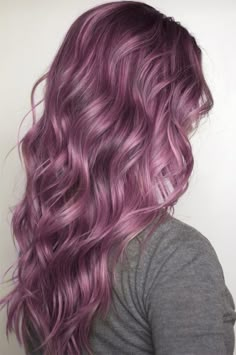 Purple Pastel Hair, i wouldnt get this but i would envy someone if they did, so pretty Iron Curls, Butter Blonde, Dreamy Hair, Medium Hairstyle, Beach Curls, Waves Hair, Long Haircuts, Flat Iron Curls, Long Hairstyle