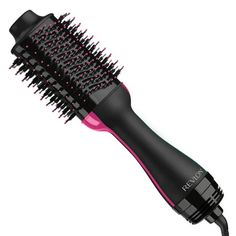 The Revlon One-Step Hair Dryer and Volumizer is a designed Hot Air Brush to deliver gorgeous volume and brilliant shine in a single step. The unique non detachable oval brush design smooths hair while the rounded edges quickly create volume at the root for beautifully full-bodied bends at the ends in a single pass. The brush is designed with Nylon Pin and Tufted Bristles for detangling, improve volume and control. Styling flexibility is guaranteed with 3 Heat/Speed Settings and a Cool Option. Bu Revlon Hair Dryer, Hot Air Brush, Best Hair Dryer, Oval Brush, Blow Dry Brush, Hair Dryer Brush, Ceramic Hair, Hair Brush Straightener, Air Brush