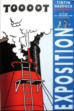 a book cover for toooott by tintin haddock with an image of a factory