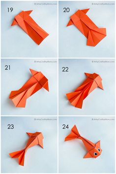 how to make an origami fish out of paper