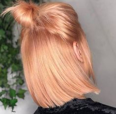 Peach Hair, Ombre Blonde, Best Hair Salon, Hair Salons, Strawberry Blonde, Gold Hair, Ginger Hair