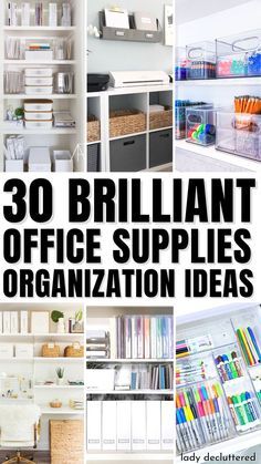 30 brilliant office supplies organization ideas