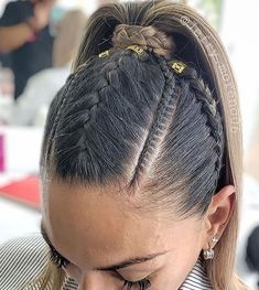 Knotted Braids, Cool Braid Hairstyles, Hair Ponytail Styles, Festival Hair, Cornrow Hairstyles, Braids For Long Hair, Ponytail Hairstyles, Pretty Hairstyles, Kids Hairstyles