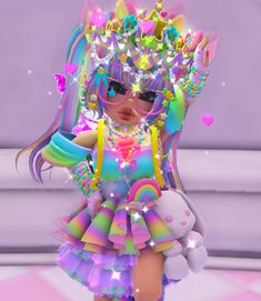 decora outfit in royale high! please don't reupload Decora Royale High Outfits, Rh Fits, Random Drawings, Over The Rainbow, Short Videos, Cute Drawings, Created By, Pastel