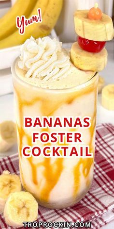 Ice Cream And Alcohol Drinks, Mixed Drinks Alcoholic Frozen, Drinks With Banana Rum, Banana Rum Cream Drink Recipes, Alcoholic Smoothies Recipes, Banana Cream Rum Drinks Recipe, Banana Drinks Alcohol, Alcohol Ice Cream Recipes, Cream Rum Drinks