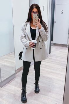 Are you looking for fresh ways to style your favorite pair of Doc Martens? Whether you're aiming for a girly… Doc Martins Outfits Fall, Doc Martens Outfit Ideas, Dr Martens Outfit Fall, Doc Martin Outfits, Doc Martens Outfit Fall, How To Style Doc Martens