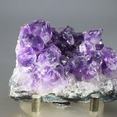 Combining natural beauty and positive crystal energy, this Super Grade quality Amethyst Display Specimen would make an unusual and distinctive gift for a loved one or a special addition to any crystal collection. With lustrous crystal points of the deepest purple, this top-grade Uruguayan amethyst piece sparkles beautifully as the light is reflected from its crystal faces. Whether for home or work, amethyst is a wonderful crystal for display and adds a stylish touch to any interior decor. Amethy Crystal Healer, Crystal Energy, Amethyst Cluster, Energy Crystals, Crystal Collection, Crystal Points, Deep Purple, Interior Decor, Amethyst