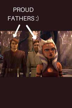 star wars the old republic, with text that reads proud fathers