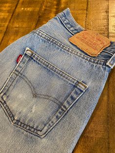 "80's VTG LEVI'S 501 distressed jeans. nice distressed looking. good distressed vintage condition,shows some damages ,but still wearable and nice looking. MEASUREMENTS waist： 30\" rise： 11\" inseam： 24\" all measurements are taken with the garment flat on the ground. feel free to ask me any questions and I'll assist you with my pleasure. thx for viewing my shop." Carhartt Detroit Jacket, Vintage 501, Levi 501s, Levi Strauss Jeans, Vintage Levis 501, Levi’s Jeans, Cut Off Jeans, Levi Jeans 501, Levi's 501