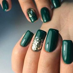 Summer Nail Art, Green Nail Polish, Winter Nail Designs, Pretty Nail Art